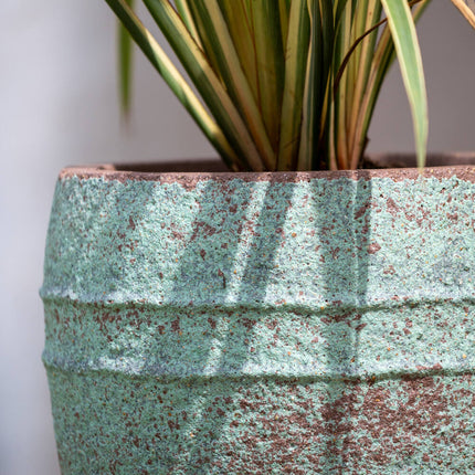 Pottery Pots Ares M, Rustic Green Ø30 cm