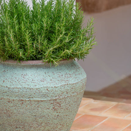 Pottery Pots Eros L, Rustic Green Ø37 cm