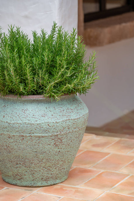 Pottery Pots Eros L, Rustic Green Ø37 cm