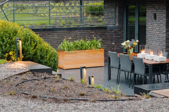 Plantenbak Hardhout 100 x 100 x 74.6 cm
