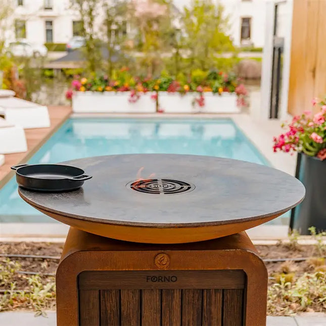 Plancha de acero corten SEARE HALO PIEZO 80,5 x 100 cm