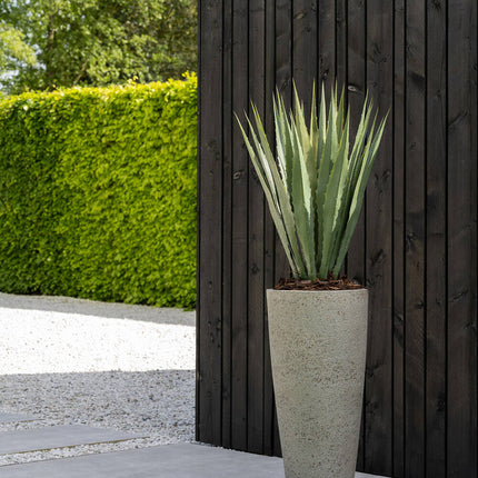 Pottery Pots Dax XL, Diorite Grey Ø40 cm