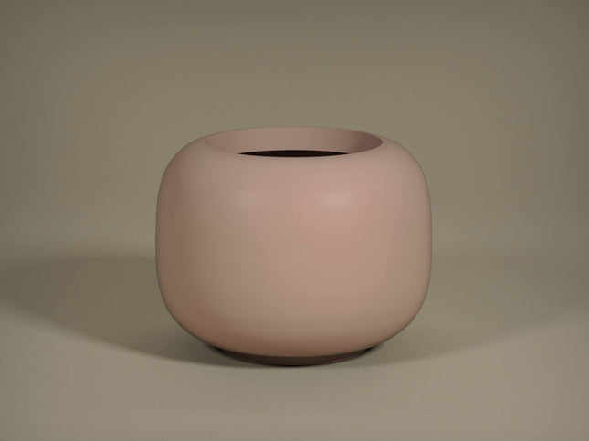 Pottery Pots Sphere Low S, Powder Pink Ø29 cm