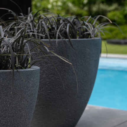 Pottery Pots Jesslyn M, Midnight Black Ø52 cm