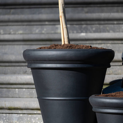 Pottery Pots Bucket Low Classic M, Zwart Ø45,5 cm