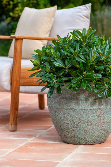 Pottery Pots Athena M, Rustic Green Ø33 cm