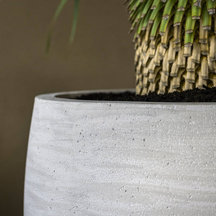 Pottery Pots Jumbo Orb S, Ivory Washed Ø73 cm