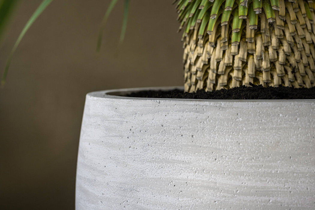 Pottery Pots Jumbo Orb S, Ivory Washed Ø73 cm