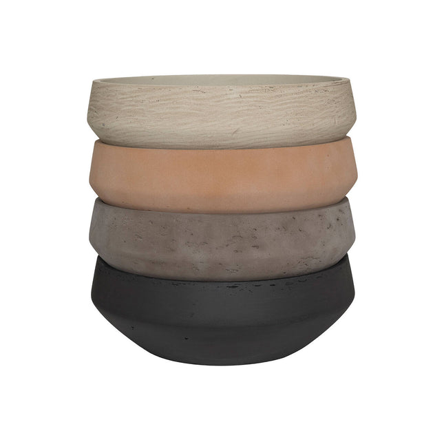 Pottery Pots Madu L, Mocha Washed Ø40,4cm