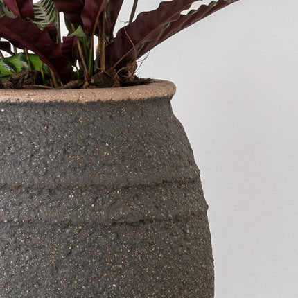 Pottery Pots Hestia S, Umber Brown Ø19,5 cm