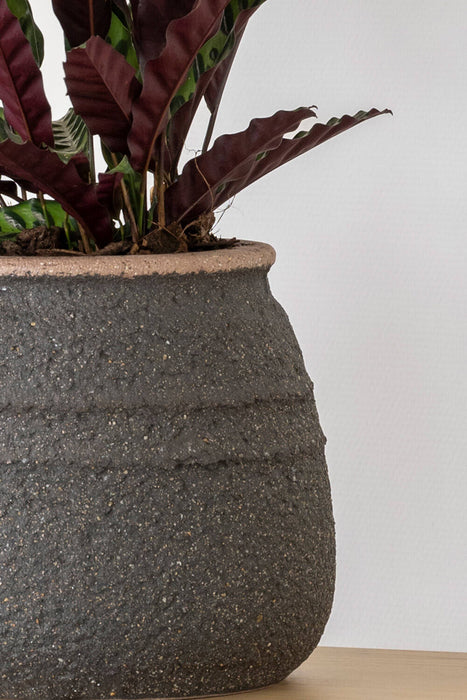 Pottery Pots Hestia S, Umber Brown Ø19,5 cm