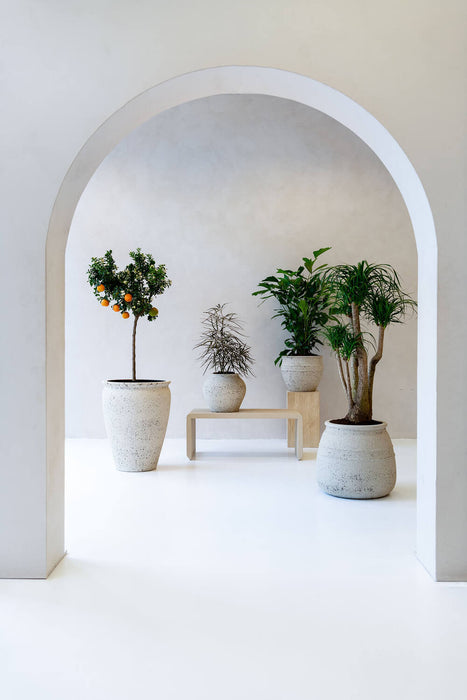 Pottery Pots Artemis L, Chalk White Ø45,5 cm