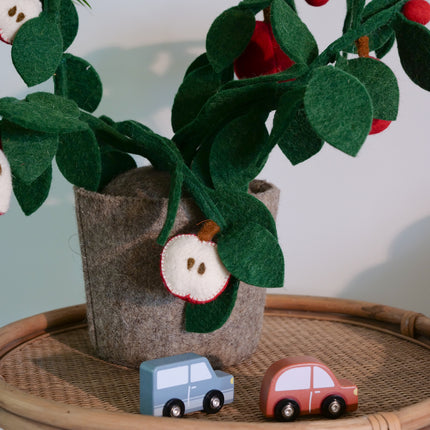 Kidsdepot vilten plant Appel - rood