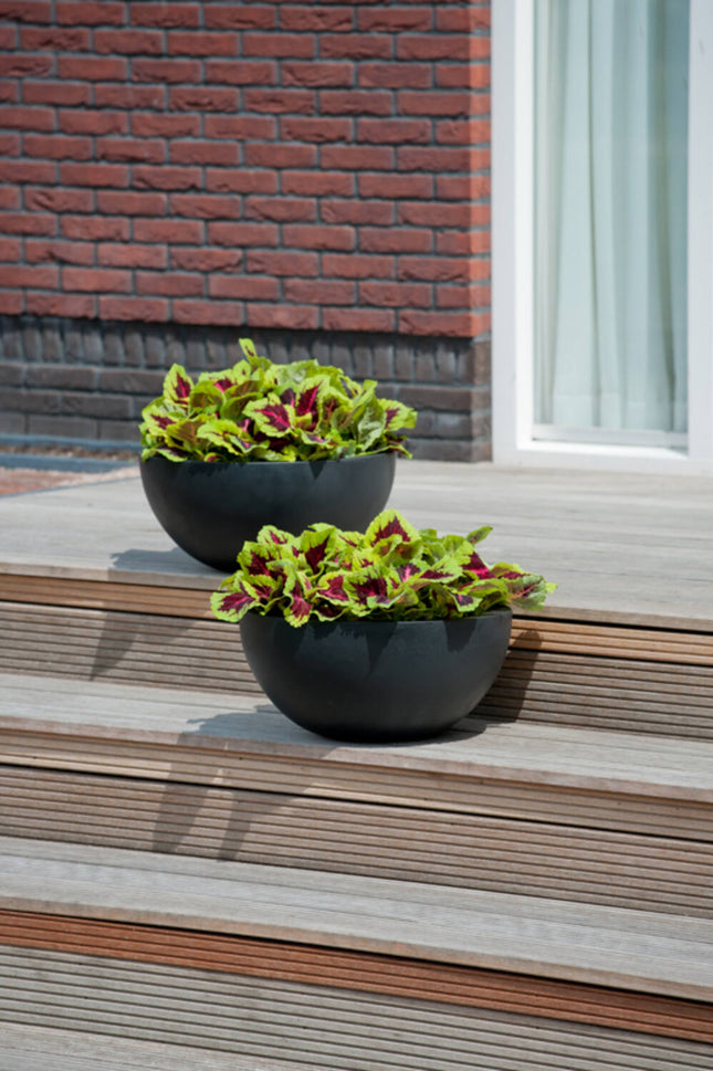 Pottery Pots Vic Bowl M, Zwart Ø45 cm