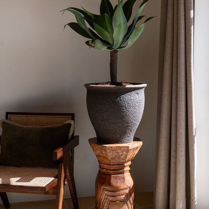 Pottery Pots Poseidon L, Umber Brown Ø56,5 cm