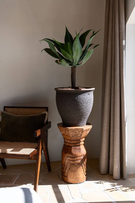 Pottery Pots Poseidon L, Umber Brown Ø56,5 cm