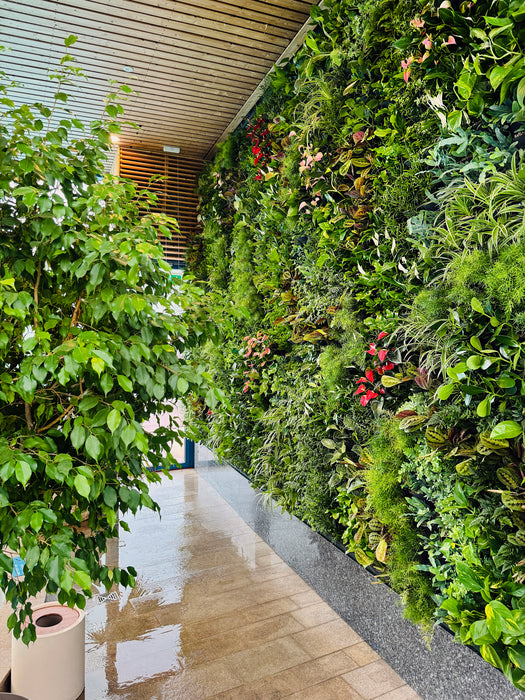 Groene Wand - Hangend muursysteem 215x300x20 cm - Planten wand