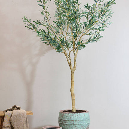 Pottery Pots Ares M, Rustic Green Ø30 cm