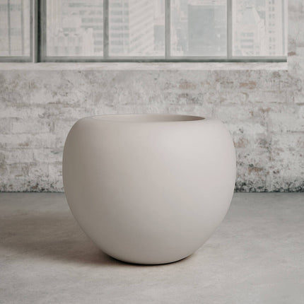 Pottery Pots Stream M, Silk White Ø38 cm