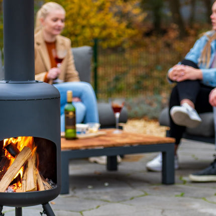 Fuego kleine zwarte vuurhaard