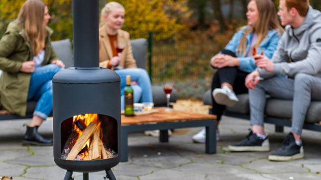 Fuego kleine zwarte vuurhaard
