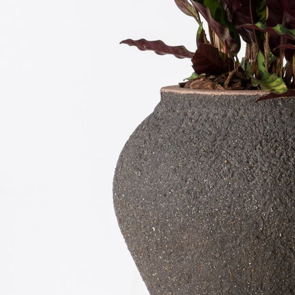 Pottery Pots Zeus L, Umber Brown Ø40 cm