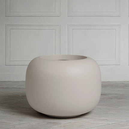 Pottery Pots Sphere Laag S, Silk White Ø29 cm