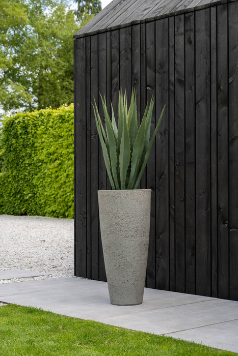 Pottery Pots Dax L, Diorite Grey Ø32 cm