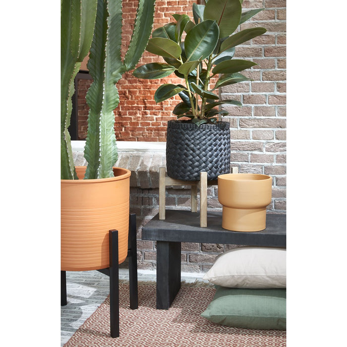Plantenstandaard XL - L46 x B46 x H40 cm - Metaal - Zwart