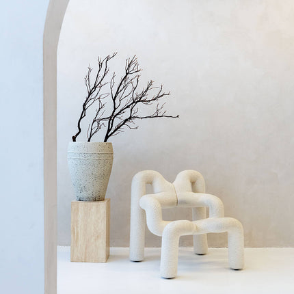 Pottery Pots Ares L, Chalk White Ø43 cm