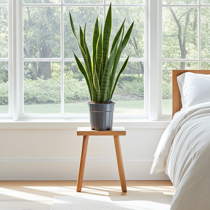 Sansevieria Laurentii XL - Vrouwentong - ↕70cm - Ø17cm