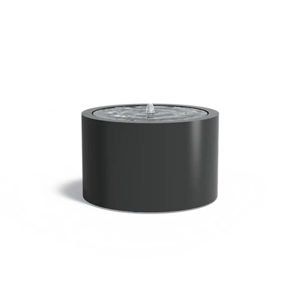 Watertafel Aluminium Rond 120 x 75 cm - Fontein