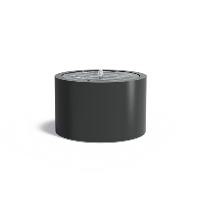 Watertafel Aluminium Rond 120 x 75 cm - Fontein
