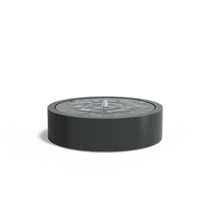 Watertafel Aluminium Rond 145 x 40 cm - Fontein