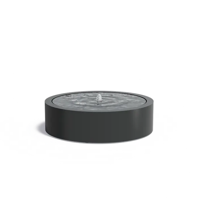Watertafel Aluminium Rond 145 x 40 cm - Fontein