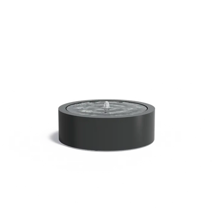 Watertafel Aluminium Rond 120 x 40 cm - Fontein