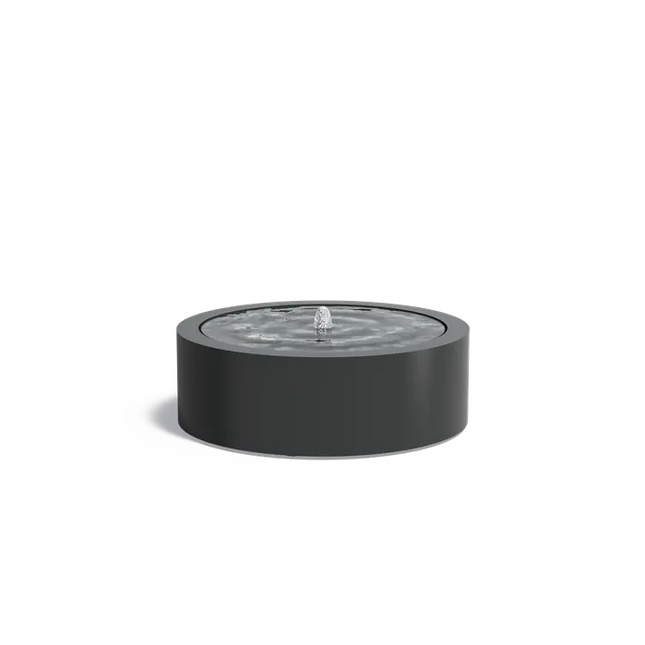 Watertafel Aluminium Rond 120 x 40 cm - Fontein