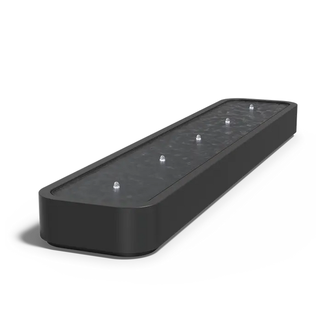 Watertafel Aluminium met Fontein 500x100x40 cm - Premium