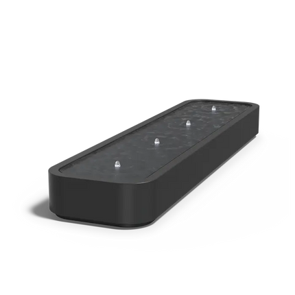 Watertafel Aluminium met Fontein 400x100x40 cm - Premium