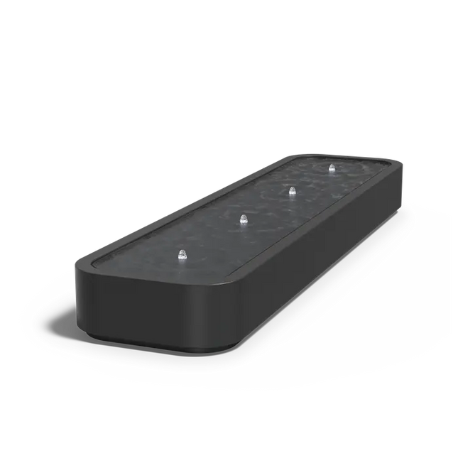 Watertafel Aluminium met Fontein 400x100x40 cm - Premium