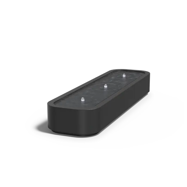 Watertafel Aluminium met Fontein 300x80x40 cm - Premium
