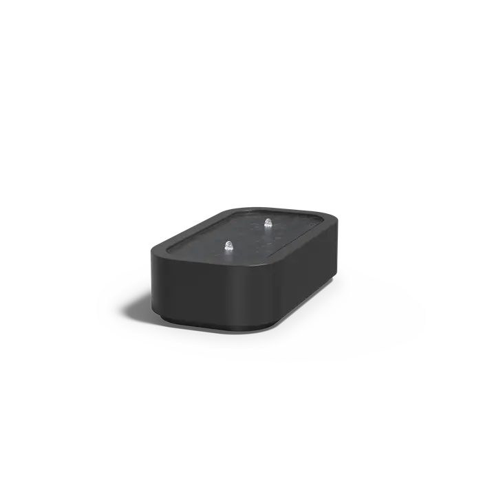 Watertafel Aluminium met Fontein 150x80x40 cm - Premium