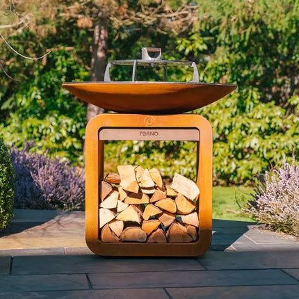 Cortenstaal Plancha BBQ SEARE HALO 100.5 x 100 cm
