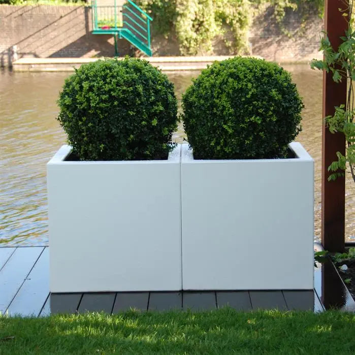 Polyester Plantenbak op Wielen 50 x 50 x 50 cm