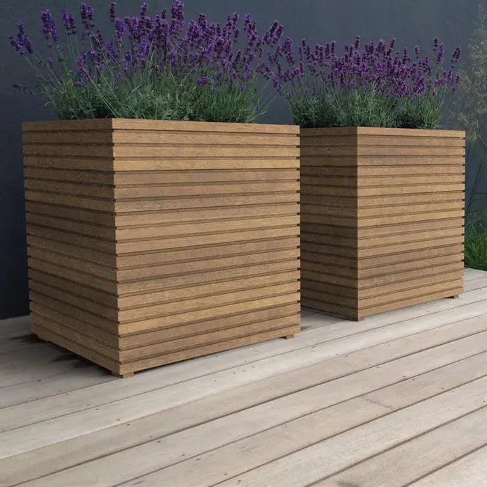 Plantenbak Hardhout 100 x 100 x 74.6 cm