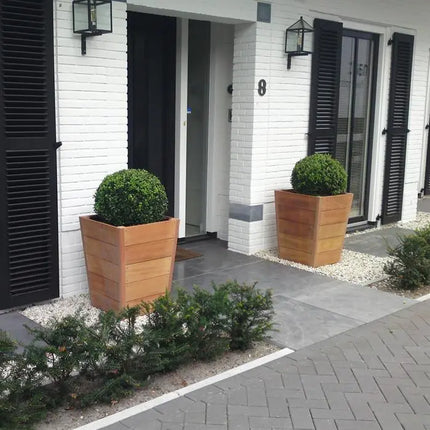 Jardinière en bois dur 70 x 70 x 98,9 cm