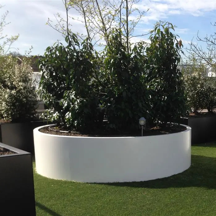 Aluminium Plantenbak Rond 80 x 80 cm - Zonder Bodem