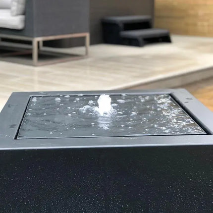 Watertafel Aluminium 600 x 100 x 40 cm - Fontein