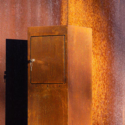 Corten stål postkasse NOX