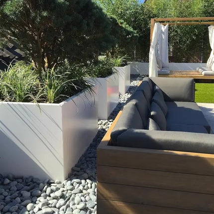 Aluminum Planter 100 x 40 x 60 cm